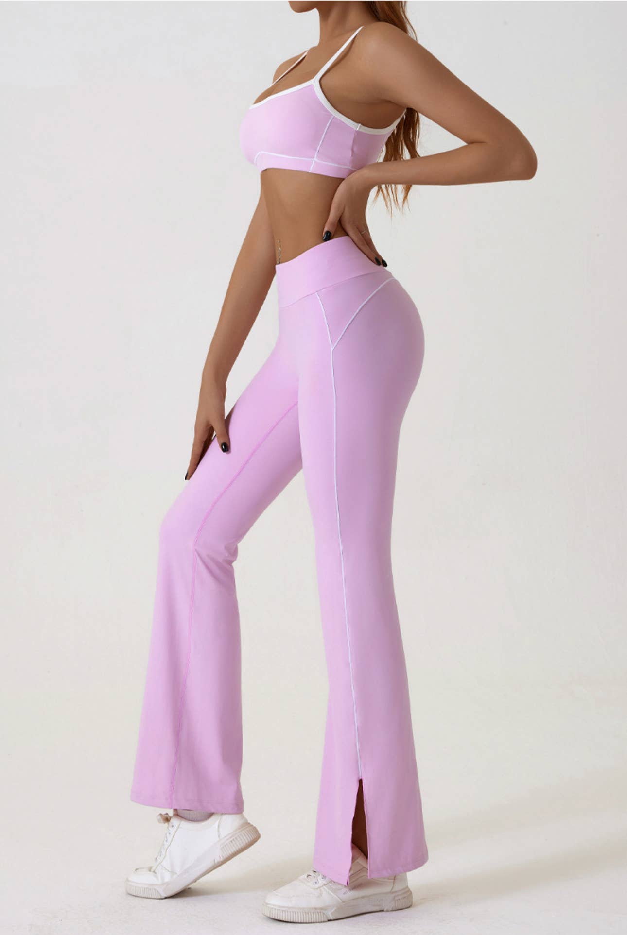 Belsize Activewear – wholesale Sport-/loungeleggings – Dam – Damträningsyoga set andningsbara snabbtorkande leggings7