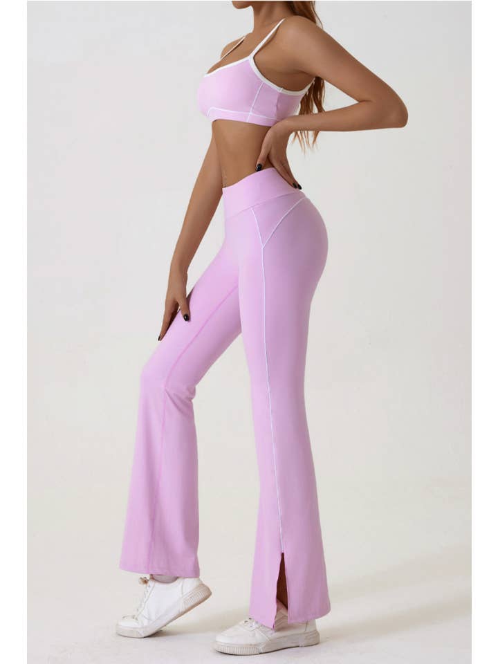 Belsize Activewear - Wholesale Athletic/Lounge Leggings - Women's - Women’s fitness yoga set breathable quick dry leggings 7