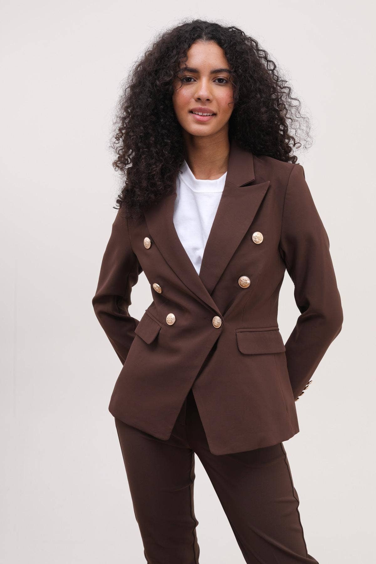 LULUMARY – Engroshandel Jakke - Dame – Dobbeltknapjakke V19562