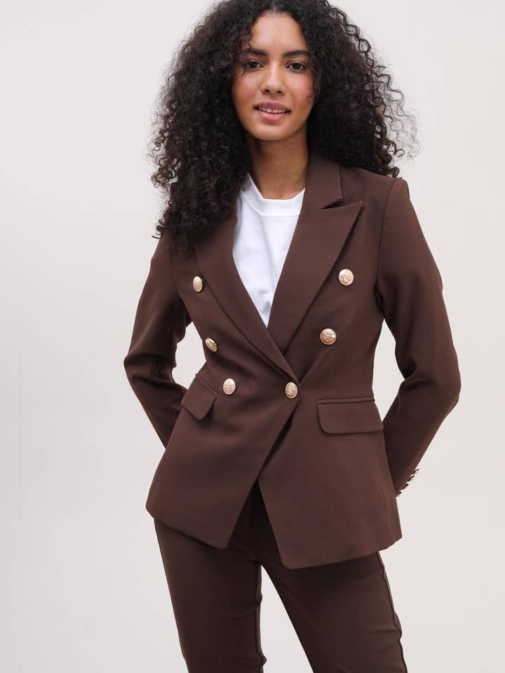 LULUMARY - Wholesale Jacket - Women's - Double-breasted jacket V19562