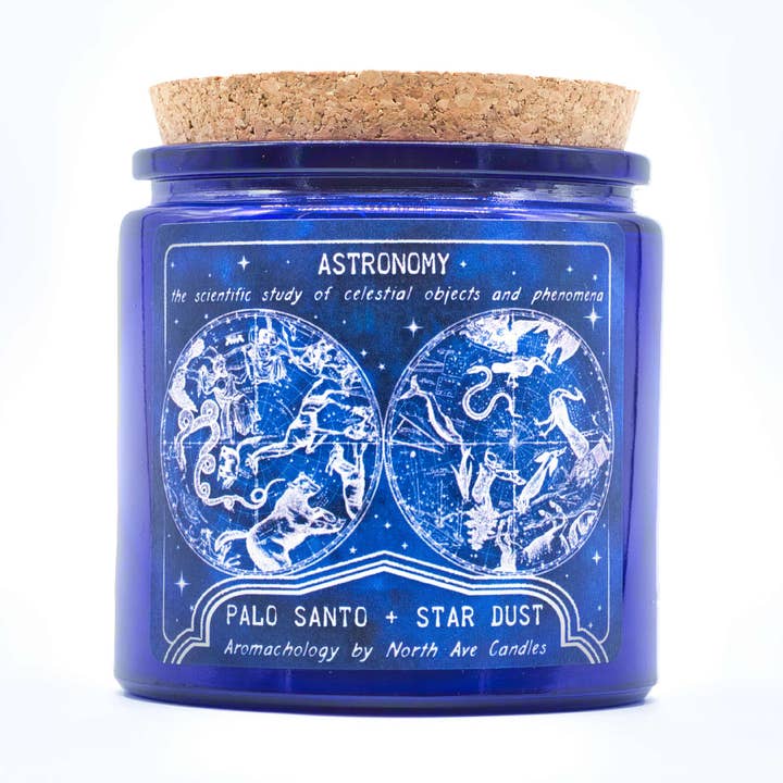 Aromachology / Space Candle / Science Candle / Museum Gift for wholesale by North Ave Candles