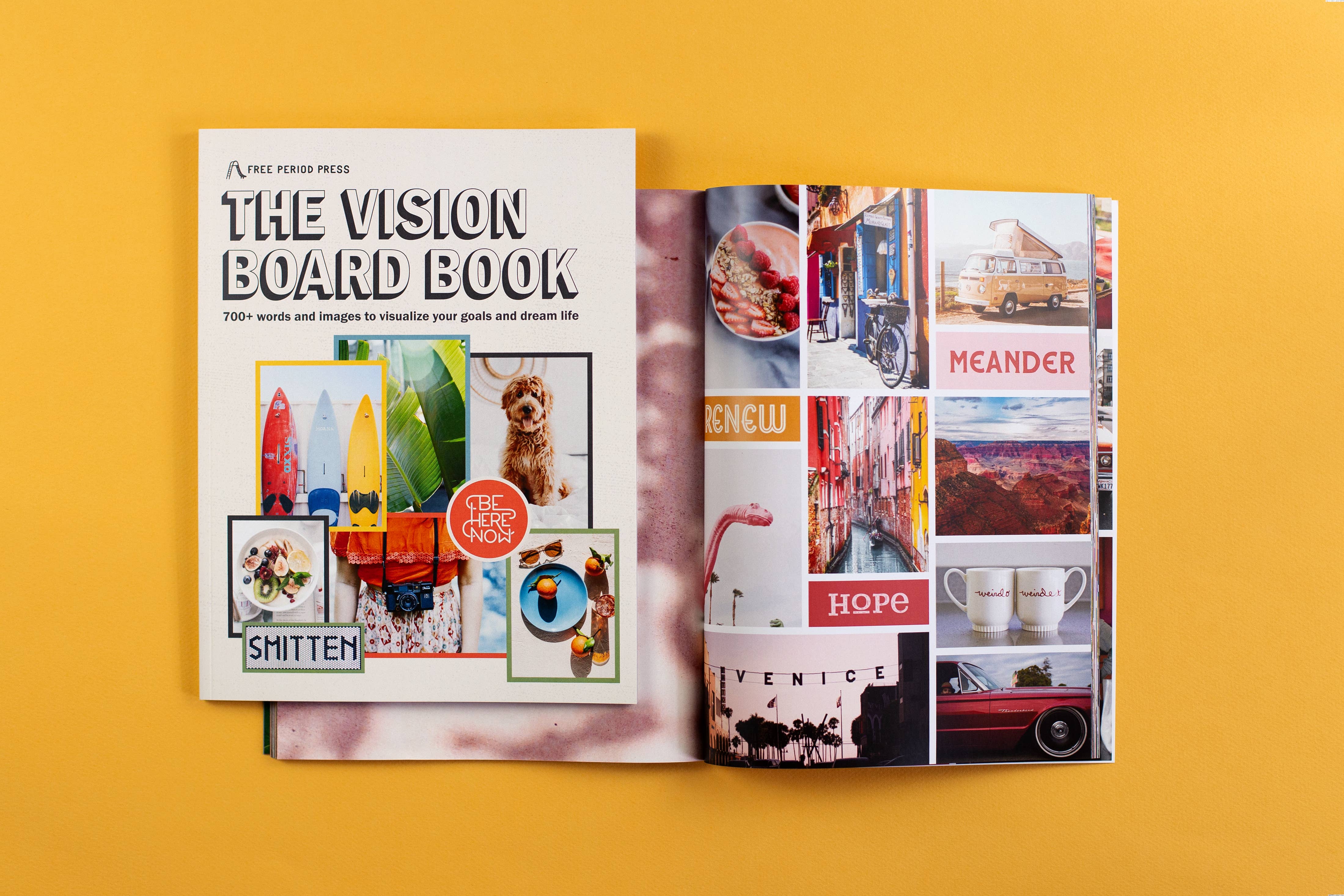 Free Period Press - Wholesale Scrapbook - The Vision Board Book: 700+ Words & Images5