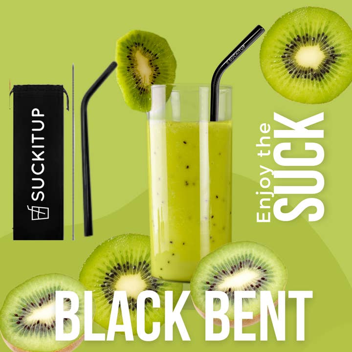 Suck It Up Straws - Wholesale Drinking straw - Single Straw and Brush set- Choose your Colour14