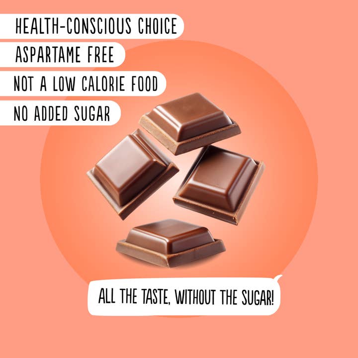 Diablo Sugar Free - Wholesale Chocolate Bar - :Diablo No Added Sugar Milk Chocolate 85g x15