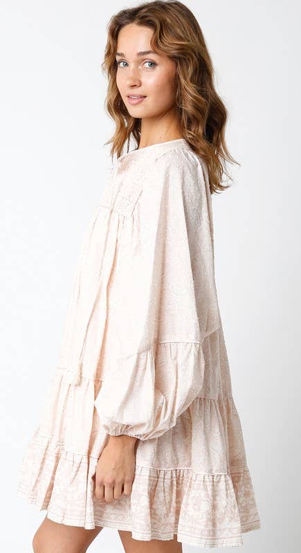 Natural Abigail Dress for wholesale on Faire1