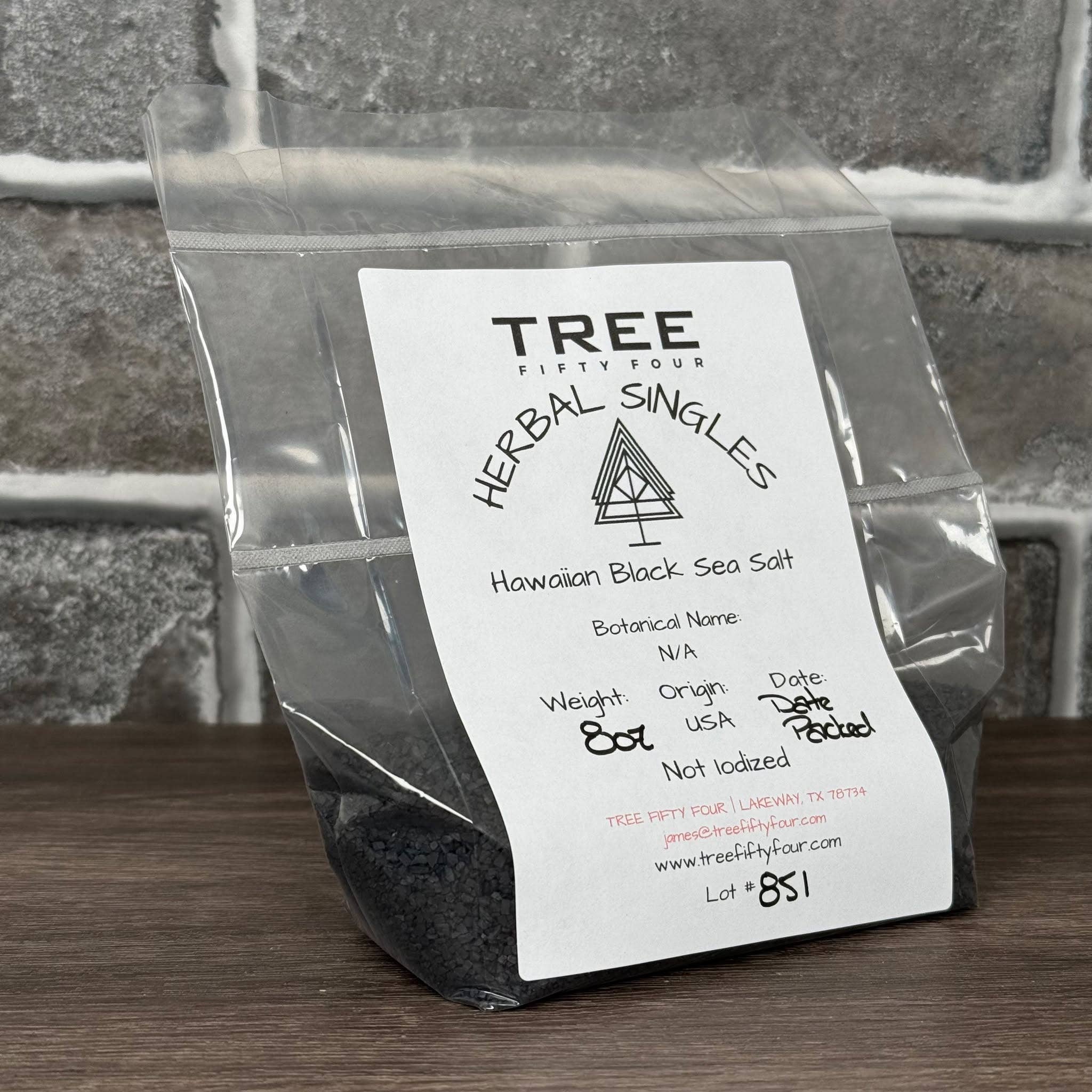 Tree Fifty Four – wholesale Salt – Svart havssalt från Hawaii | 2 oz (57 g) - 1 kg | Kryddor i storpack4