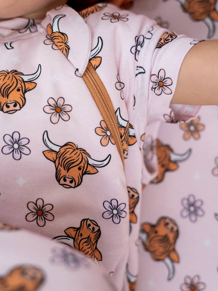 Dream Big Little Co. – wholesale Sleeping bag – Baby – EXCLUSIVE HIGHLAND CUTIE DREAM SLEEP SACK