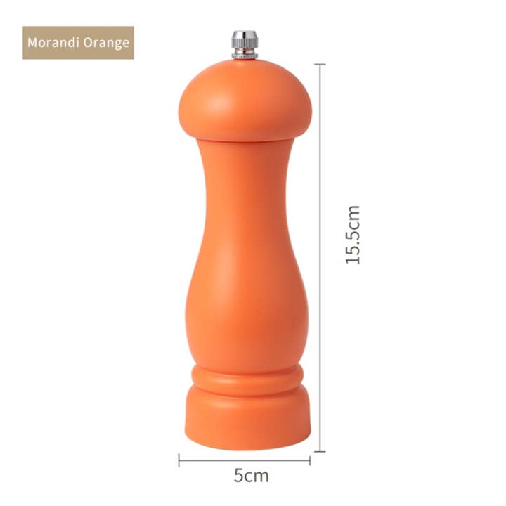 Homerely (We Cover All Import Duties) - Wholesale Salt Mill - Refillable Morandi Colour Salt and Pepper Mill (PP Material)