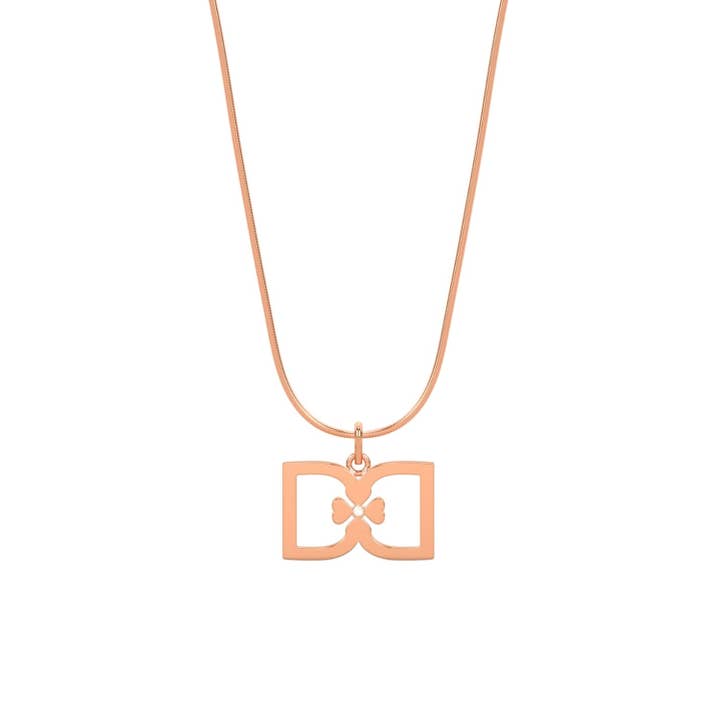 DD Necklace - Rose Gold for wholesale by DAYLO