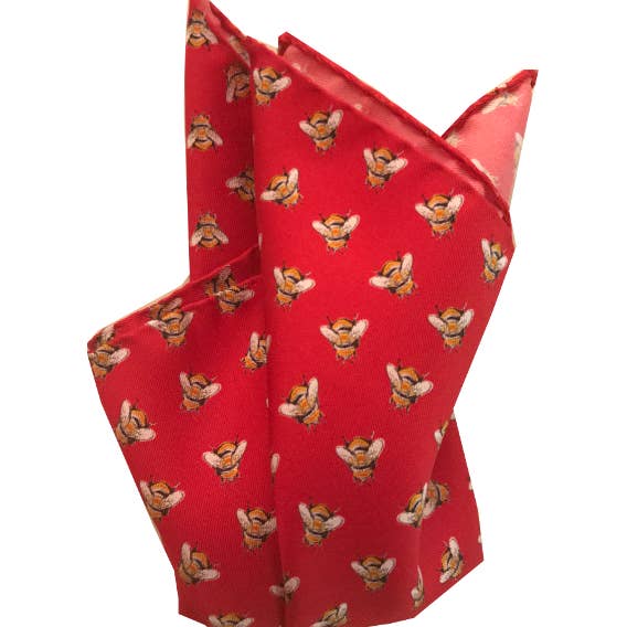 Buzzed Pocket Square for wholesale by Lazyjack Press