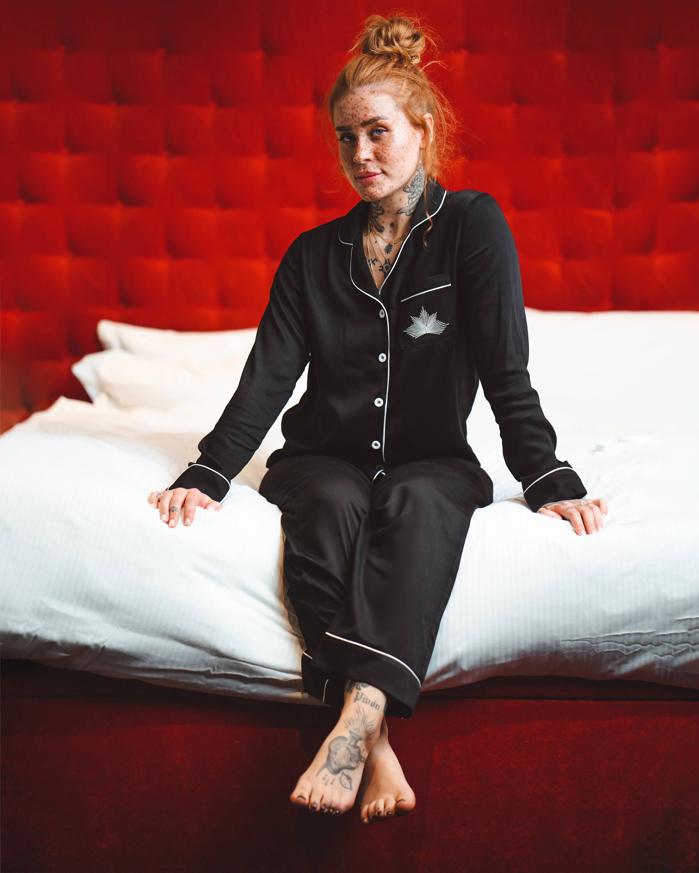 Sheepers SP .Z O.O. – Großhandel Schlafmaske – Schwarz-Weiß-Schäfchen-Schlafmaske7