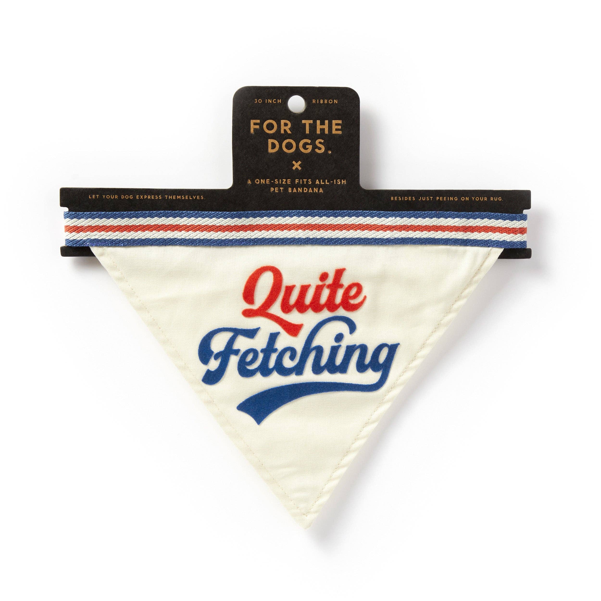 Chronicle Books - Wholesale Pet Bandana - Dog - Brass Monkey Quite Fetching Dog Bandana0