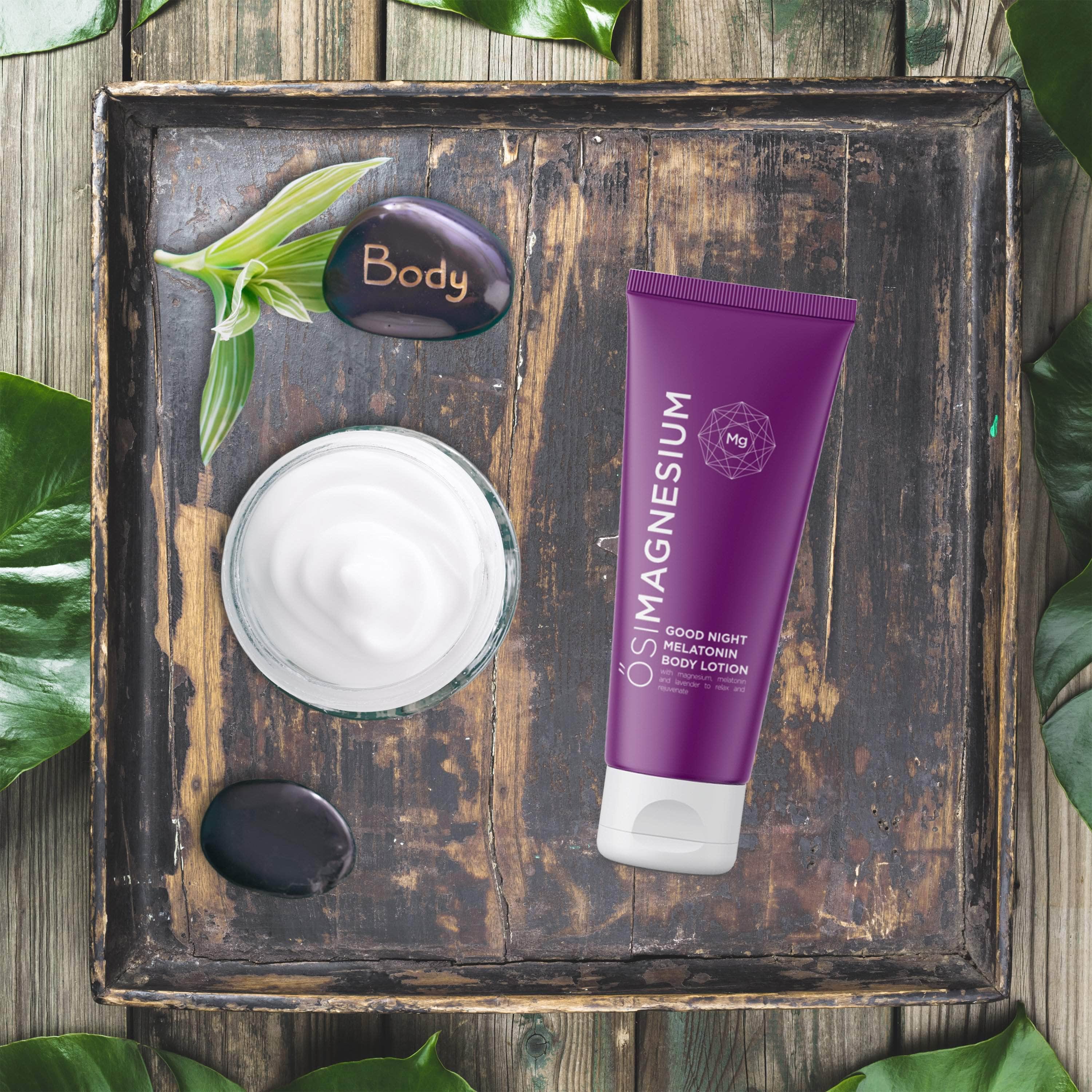 Healthy Energy Amazing Life - Vente Crème/lotion pour le corps - LOTION À LA LAVANDE ÖSIMAGNÉSIUM Good Night + mélatonine 3,38 oz9