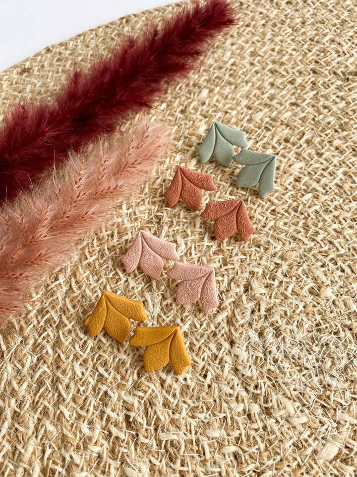 Textured Studs for wholesale by Clay by Day Designs