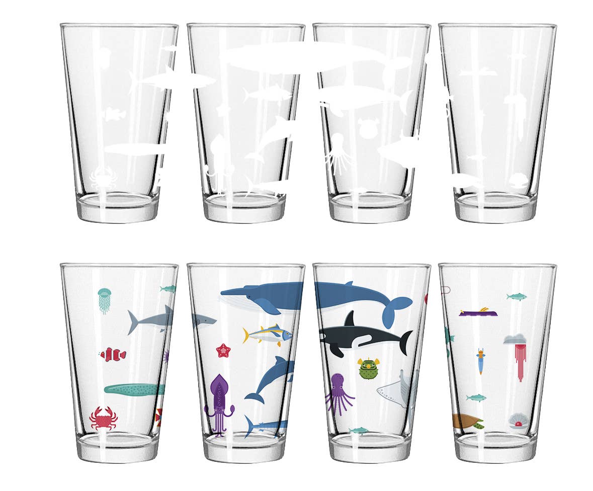 Vidro Mudante Cor Animais Oceanos por atacado de Sunkiss