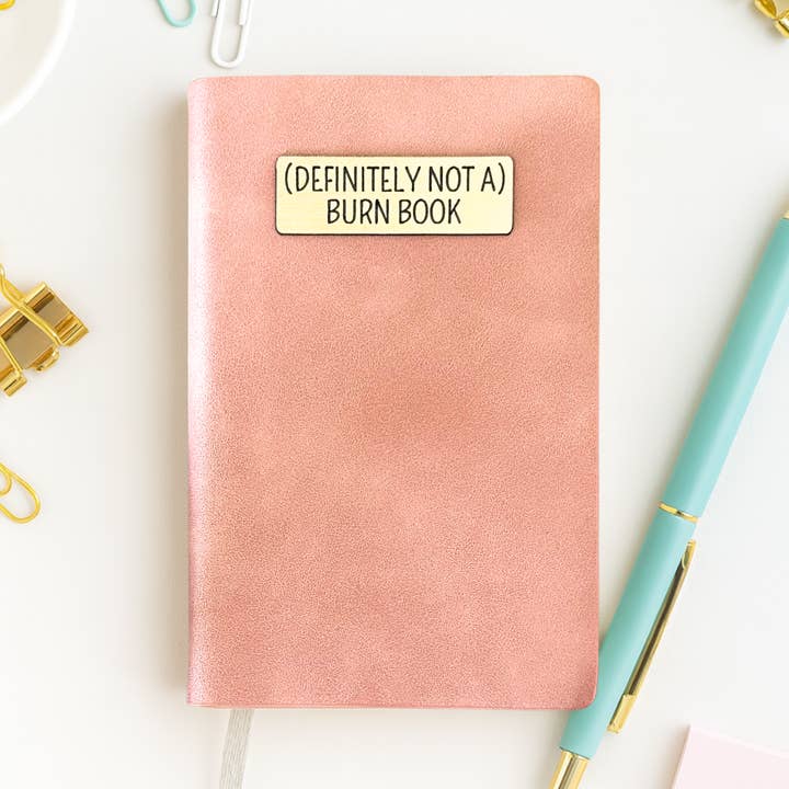 Write This Way - Wholesale Journal/Diary - Mini Memos™️ Journal|(Definitely Not A) Burn Book Small Faux Leather Pocket Notebook0