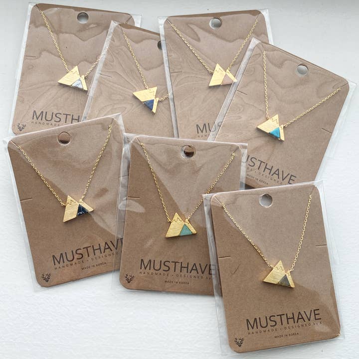 Mountain Range Gemstone Necklace for wholesale by musthavemustget