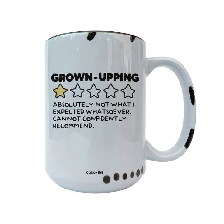 coco+bie designs – Caneca por atacado – Caneca Adulta para Adultos - Caneca Moderna, Bonitinha, Engraçada, Vida Adulta