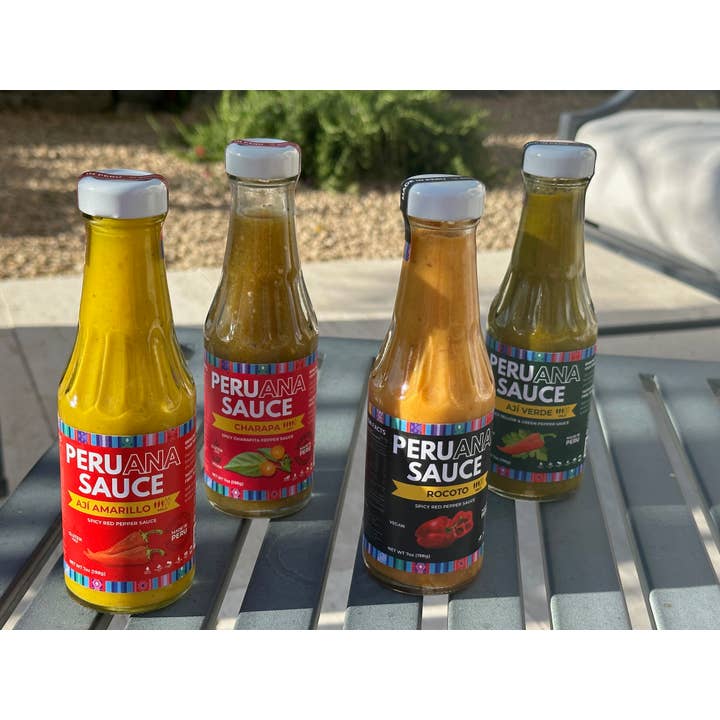 Peruana Foods - SPC - Vendita all'ingrosso Salse piccanti - Salsa Gourmet Piccante Aji Amarillo, 198g, Delicata, Senza Glutine, Keto24