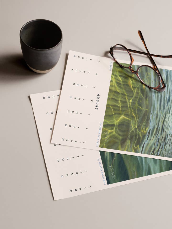 Calendrier mural 2026 pour la vente par Kristin MacKenzie Fine Art