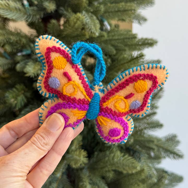Ornaments 4 Orphans - Wholesale Ornament Set - Colorful Butterfly Christmas Ornaments, Assorted Bundle1