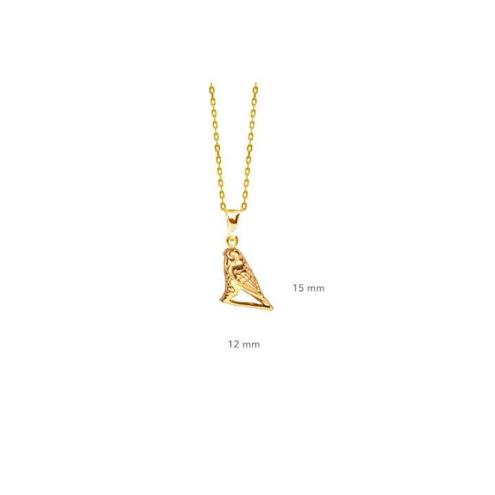TALISMAN JEWELLERY – wholesale Hänge-/berlockhalsband – Hängsmycke Helig Fågel Egypten 18k Guldpläterad