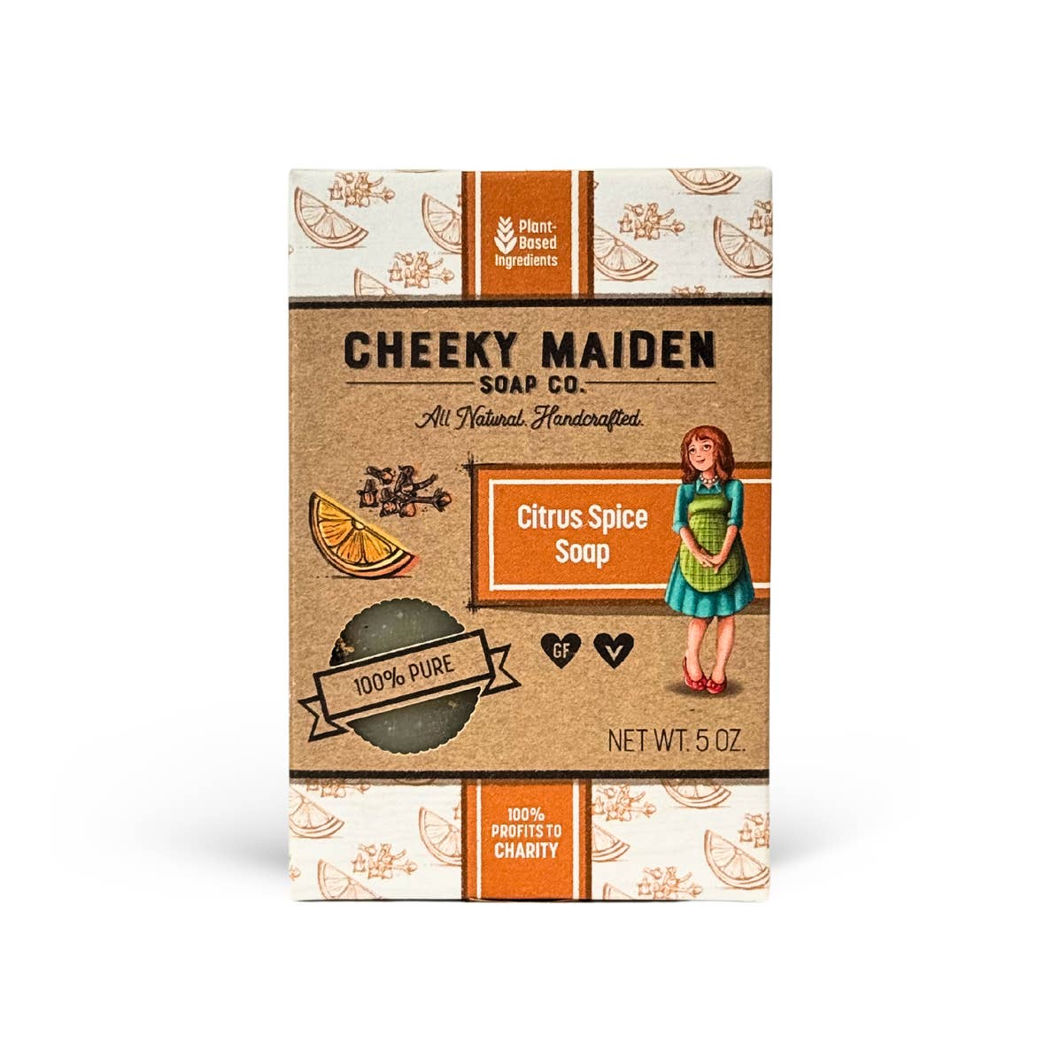 Cheeky Maiden Soap Co - Wholesale Bar Soap - Citrus Spice Soap Bar