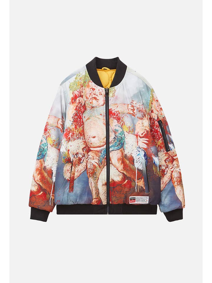 Multi Pelayo Tri Angel Reversible Bomber Jacket for wholesale on Faire
