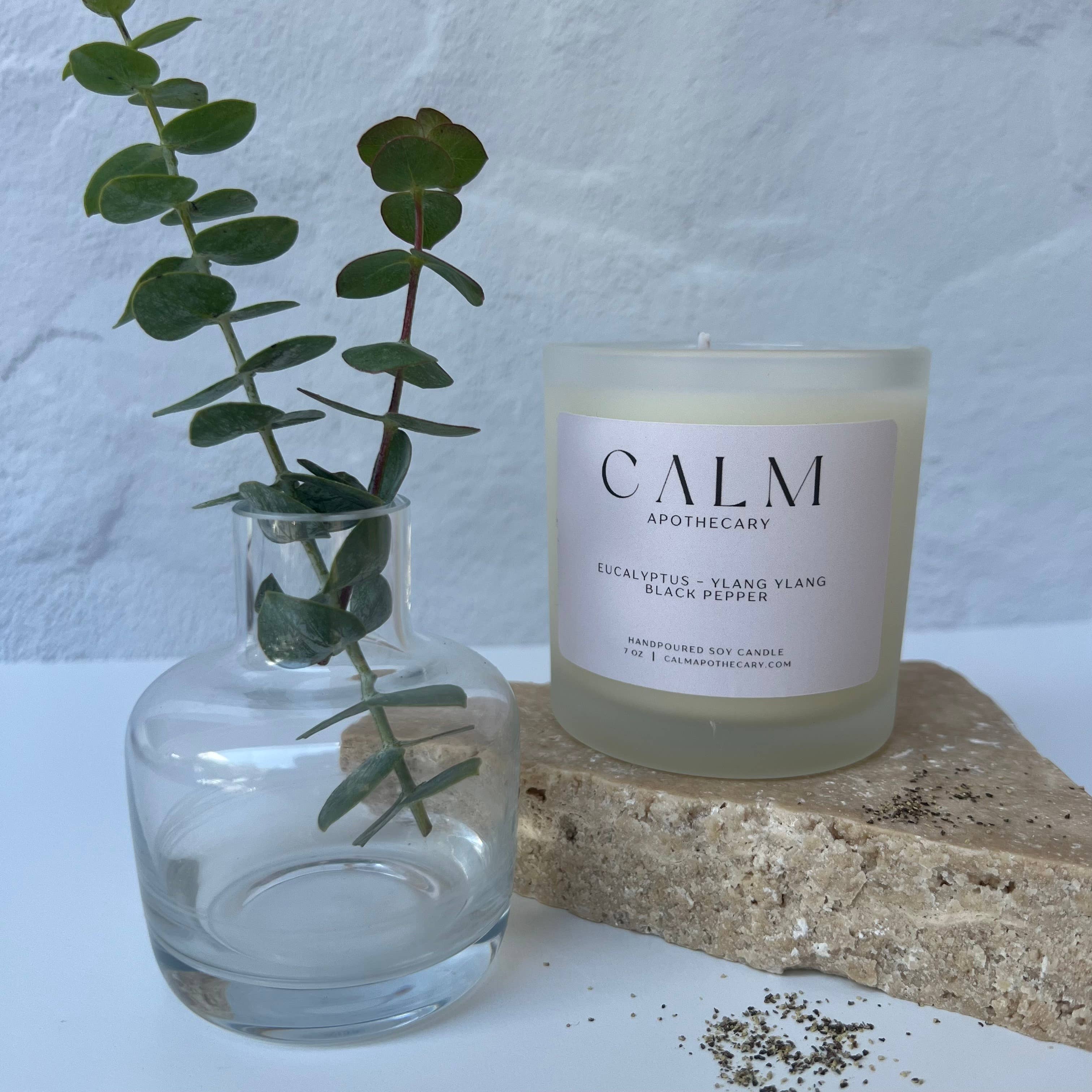 Calm Apothecary - Wholesale Jar/Filled Candle - Eucalyptus Candle5
