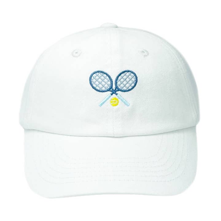 Casquette de baseball de tennis (Jeunesse, Junior) pour la vente par Bits & Bows