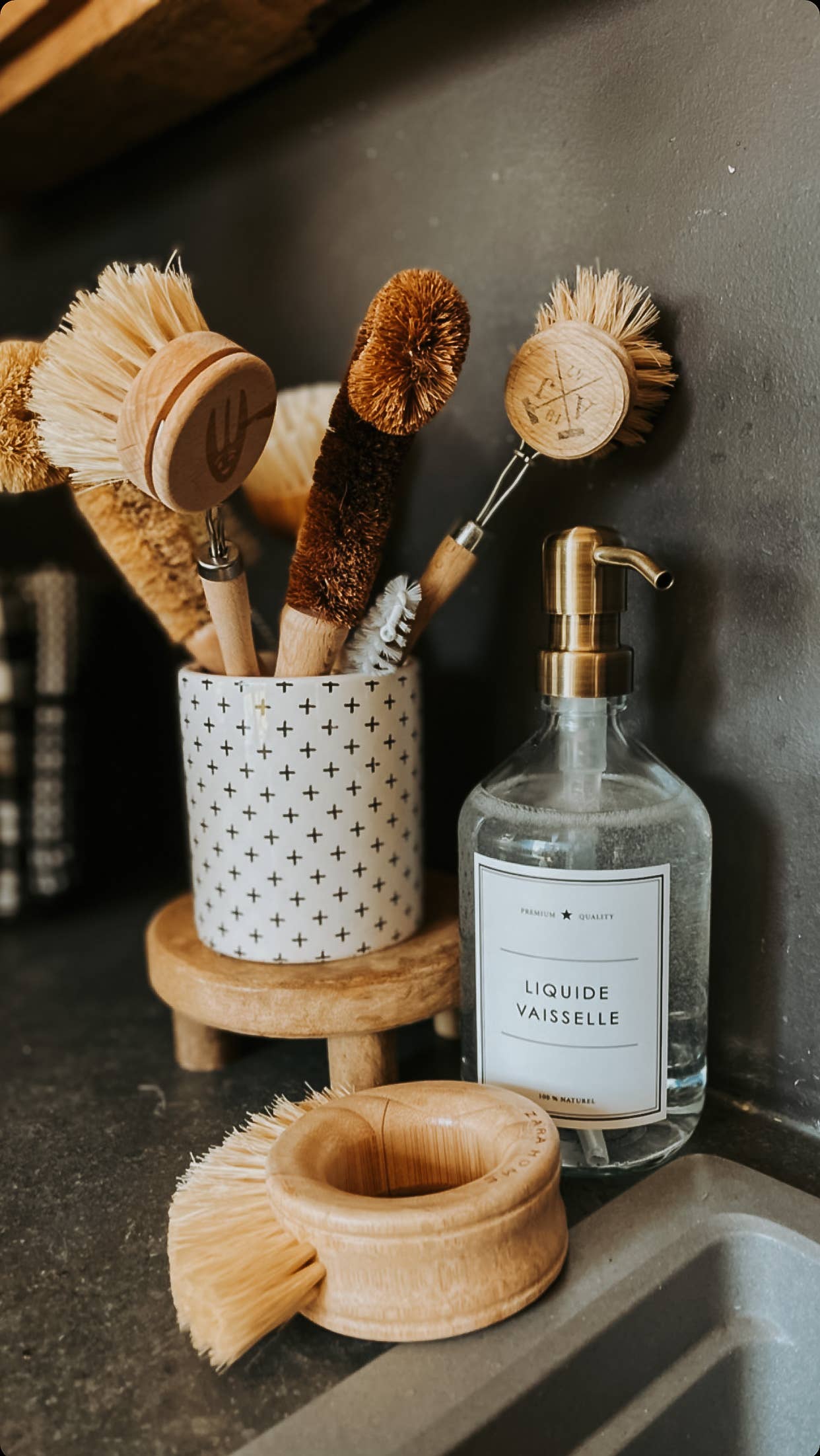 Les Flacons de l’Apothicaire – wholesale Tvåldispenser – Diskmedelsflaska i klart glas4