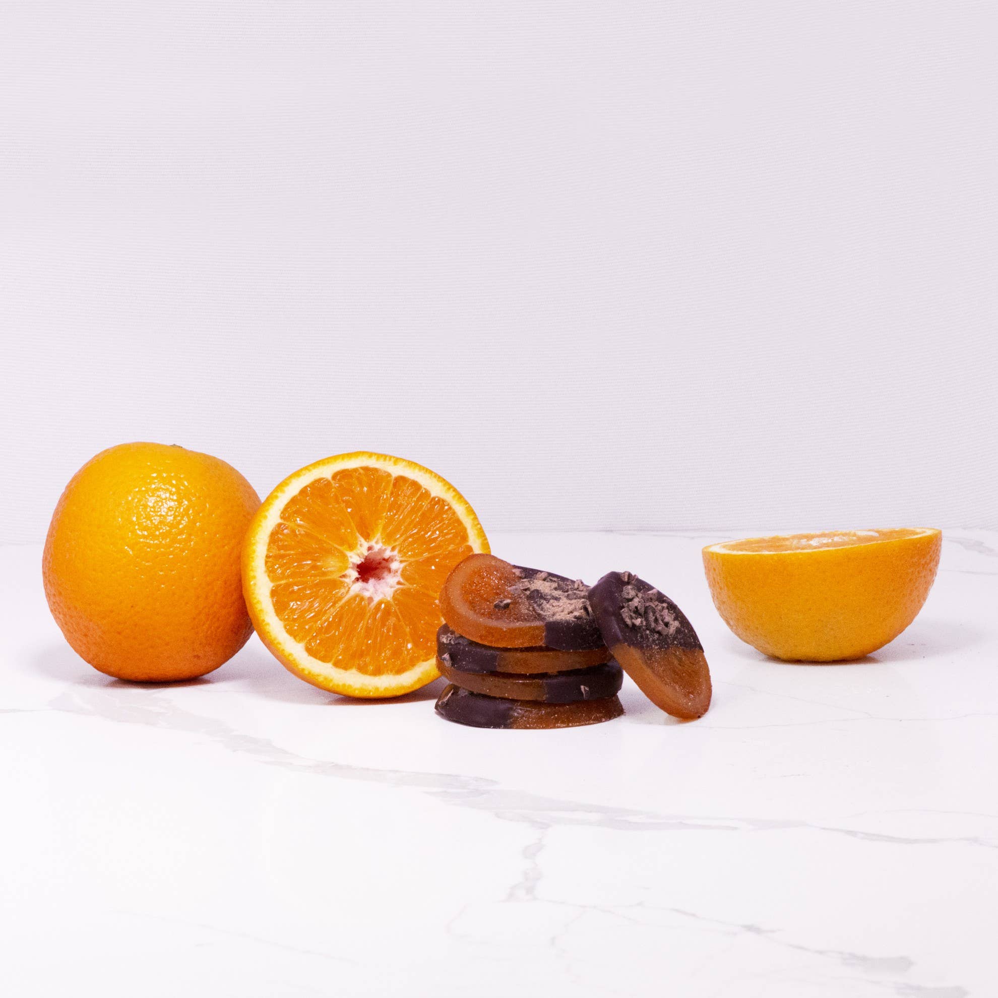 Melt Chocolates – Engroshandel Chokoladeovertrukket slik – Chokolade Orange Skive Dyppet I Mørk Chokolade Stykke2