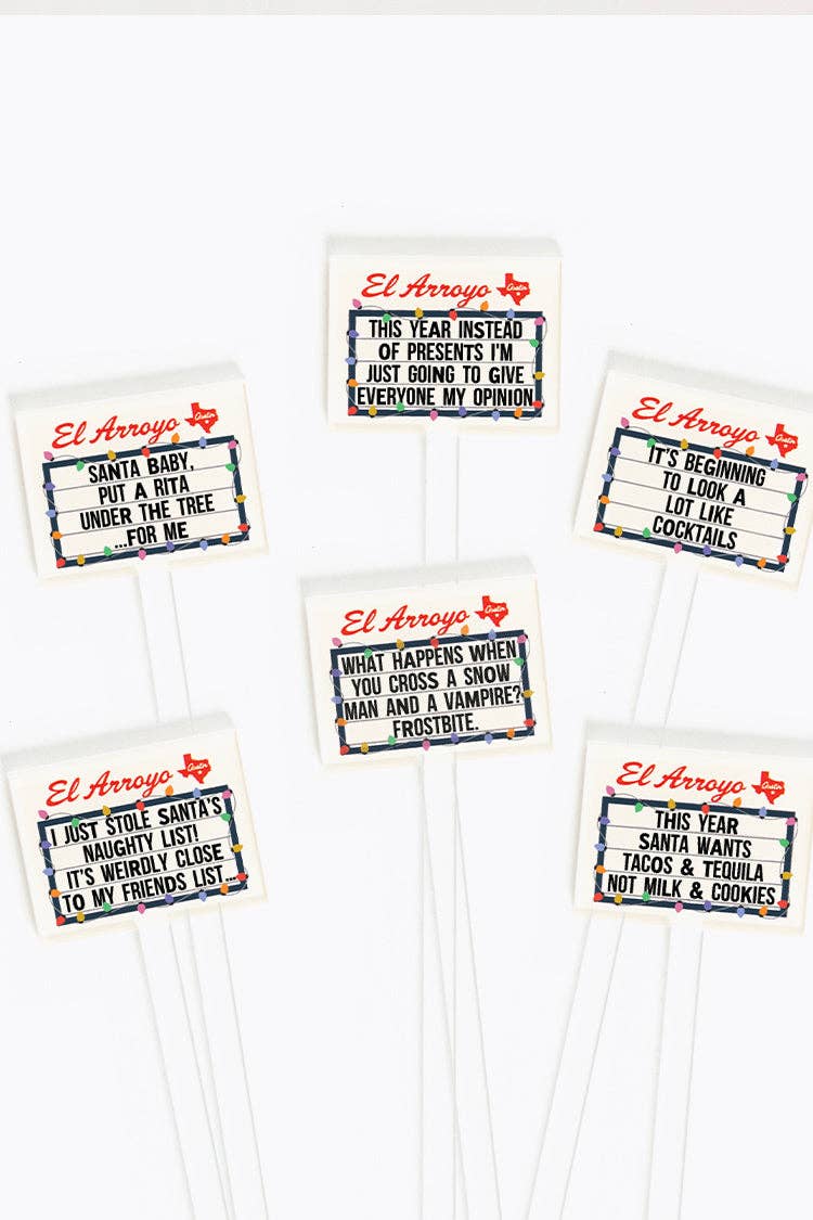 El Arroyo - Vente Mélangeurs à boisson - Bâtonnets à mélanger Marquee - Bâtonnets à mélanger de fête1