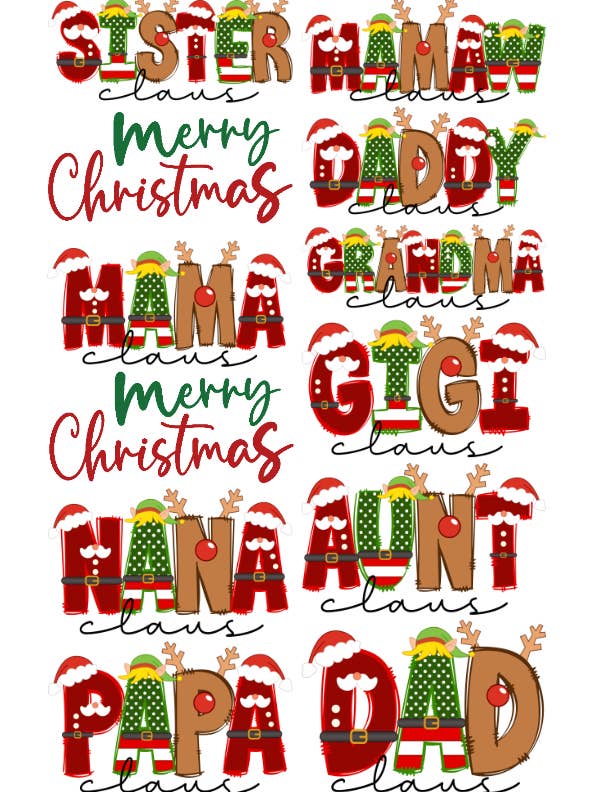 Christmas Family Claus for wholesale by Inkie