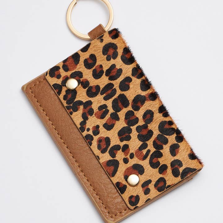 Frem - Wholesale Keychain - Women's - Chic Animal Print Card Holder Keychains4