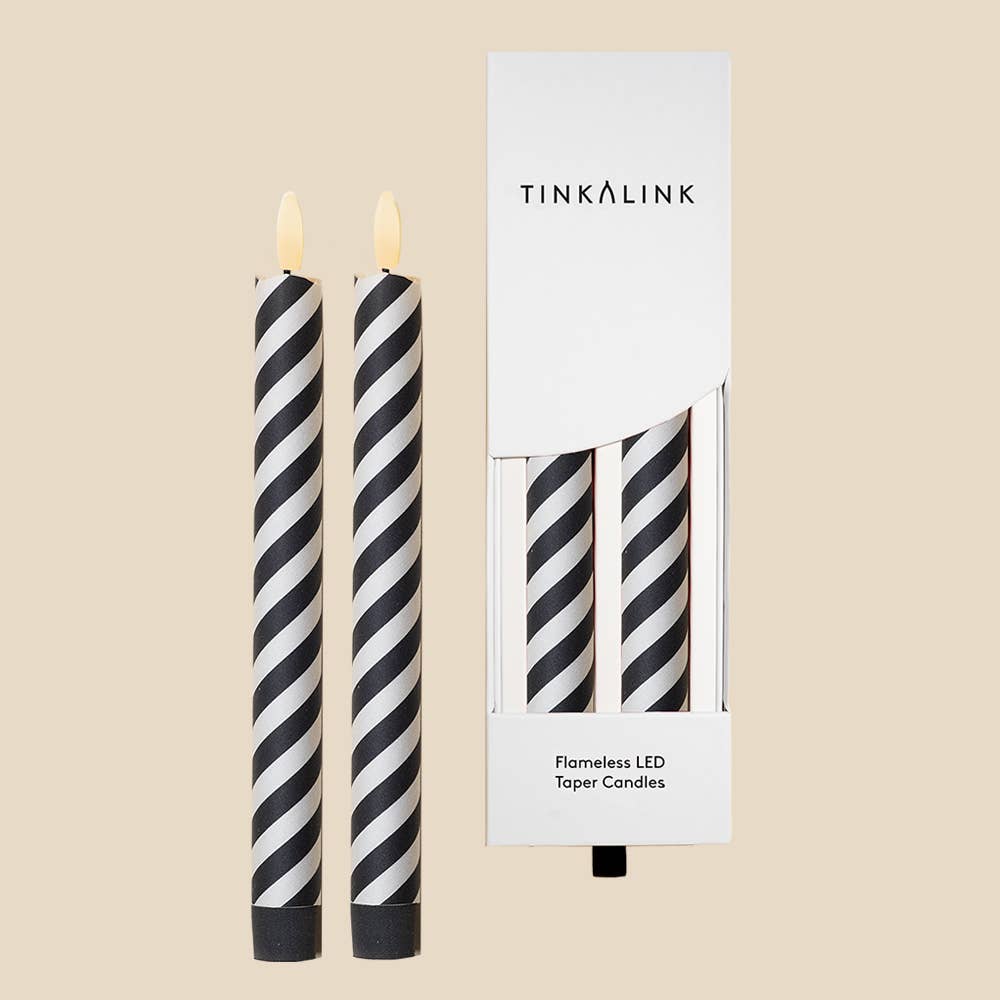 TINKALINK – wholesale Flameless candle – Midnight Tide Barley Twist Flameless LED Wax Candles1