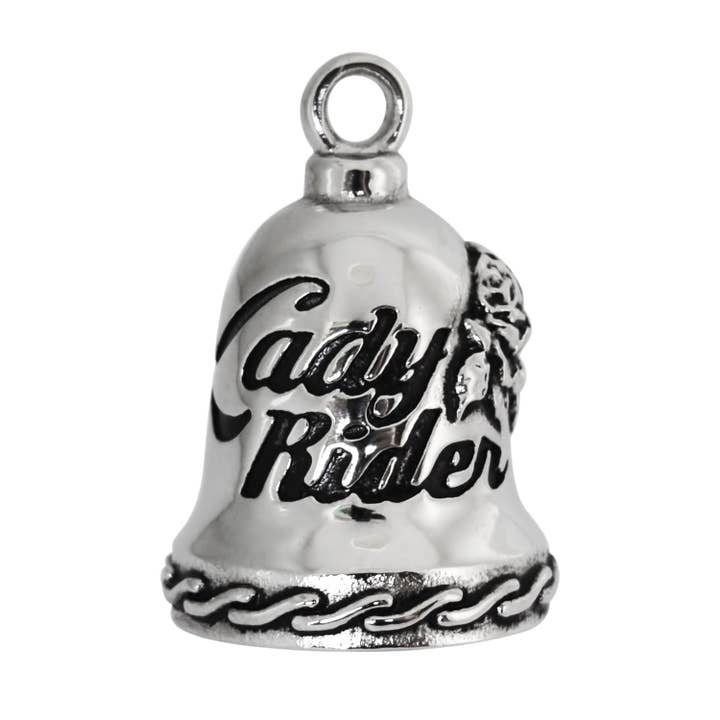 SK5340 Ride Bell Lady Rider Stainless Steel for wholesale by Heavy Metal Jewelry