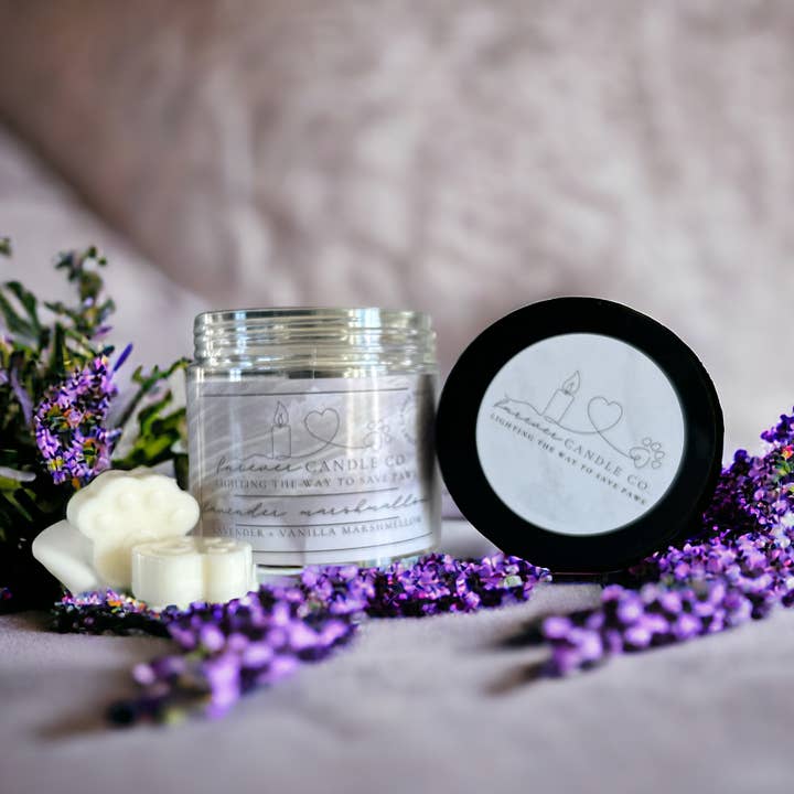 Lavender Marshmallow Wax Melts for wholesale by Furever Candle Co.