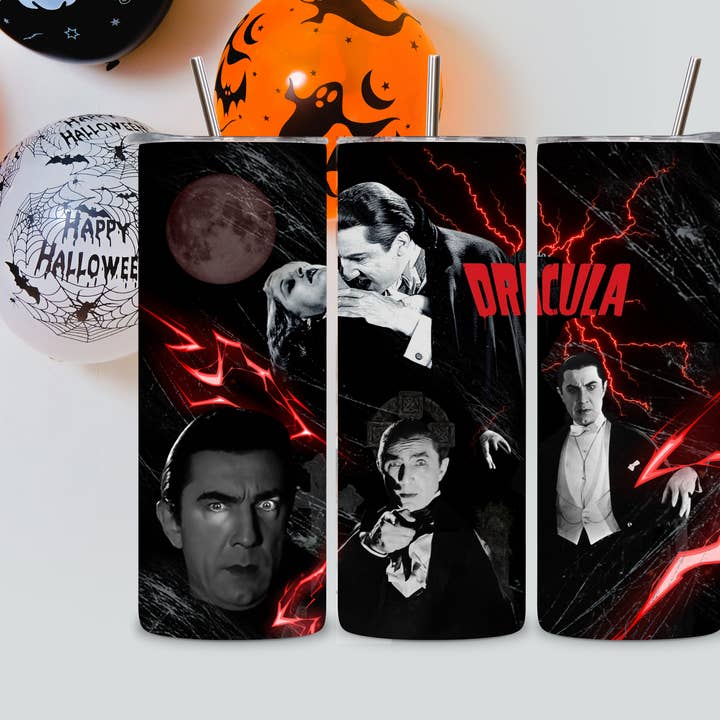 Dracula Tumbler for wholesale by Graveyard Offerings