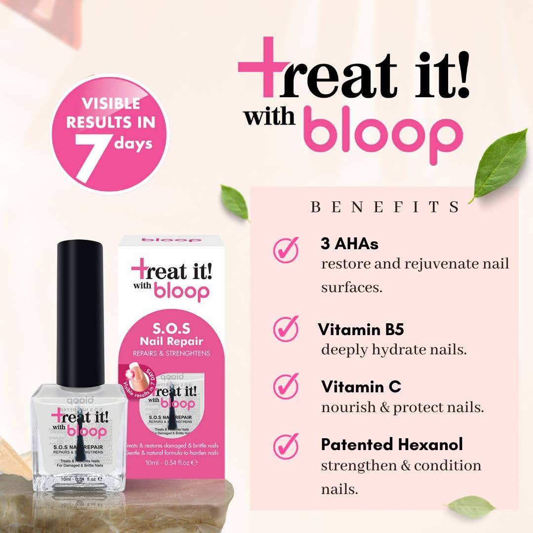 bloop make up made easy – Esmalte por atacado – BT801 SOS Reparador Unhas 10ml0