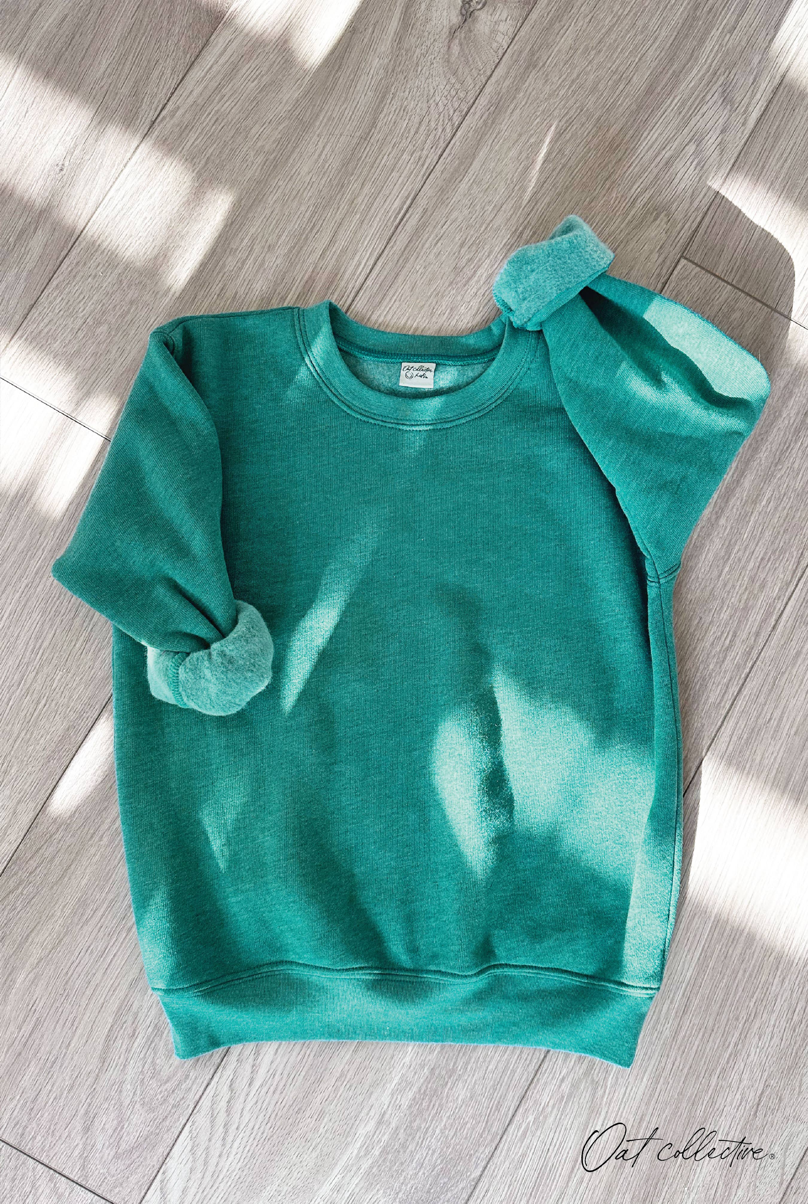 OAT COLLECTIVE – Sweatshirt - Crianças por atacado – Camisola gráfica Unisex BASIC SOLID5