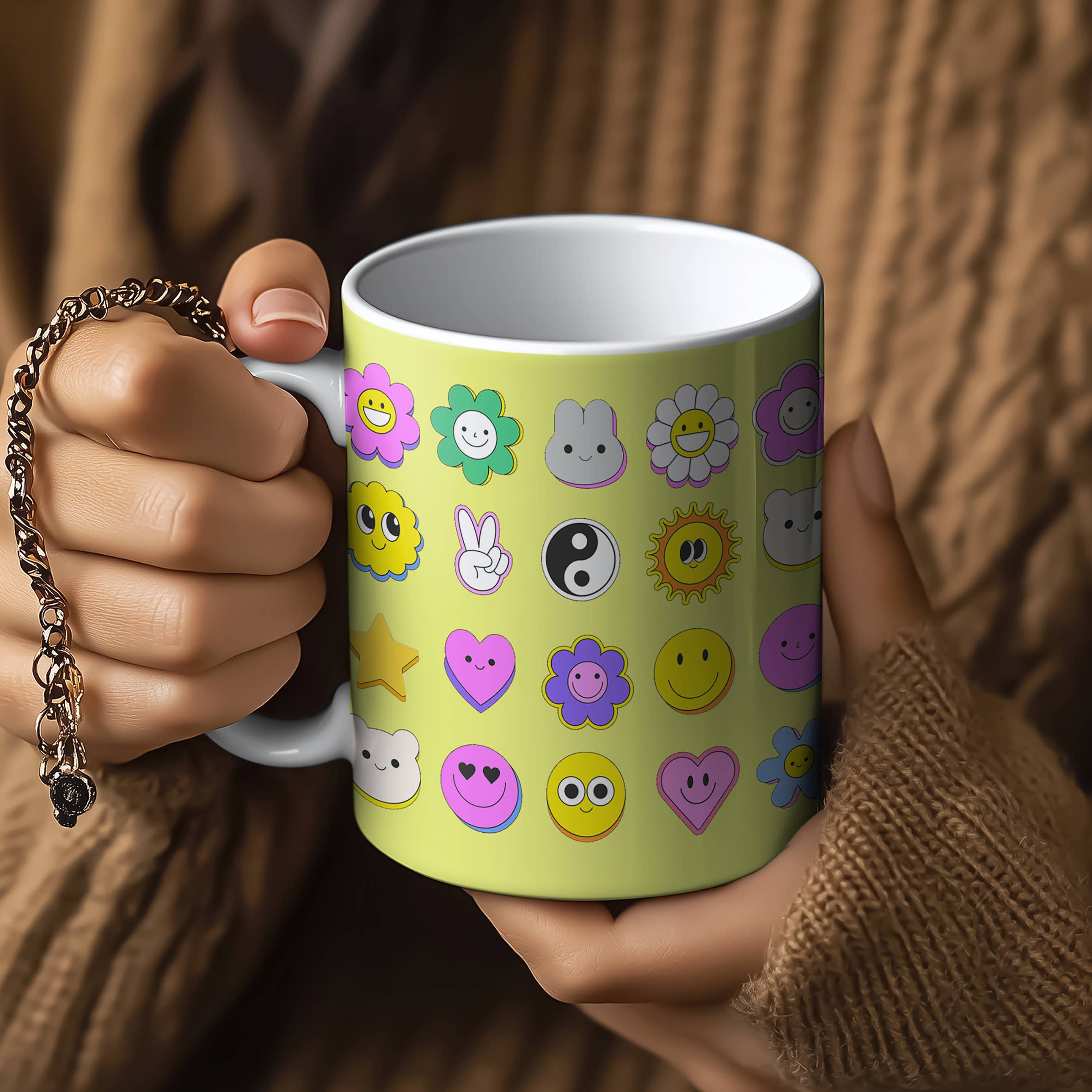 Love Frankie - Wholesale Coffee Mug - Q-Tea Mugs. Cute Kawaii Mugs - 3 Colours Available 8