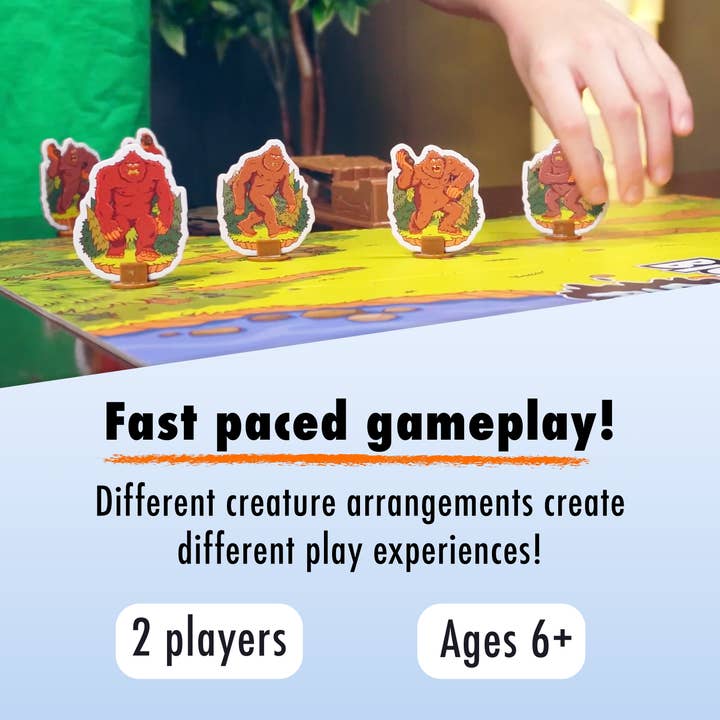 The Good Game Company - Wholesale Board Game - Bigfoot vs. Yeti: Splat Attack! Launching Action Board Game