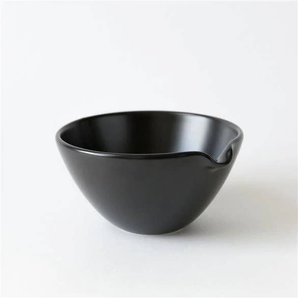 Rishi Tea & Botanicals - Wholesale Bowl - Matcha Pouring Bowl, Black Porcelain