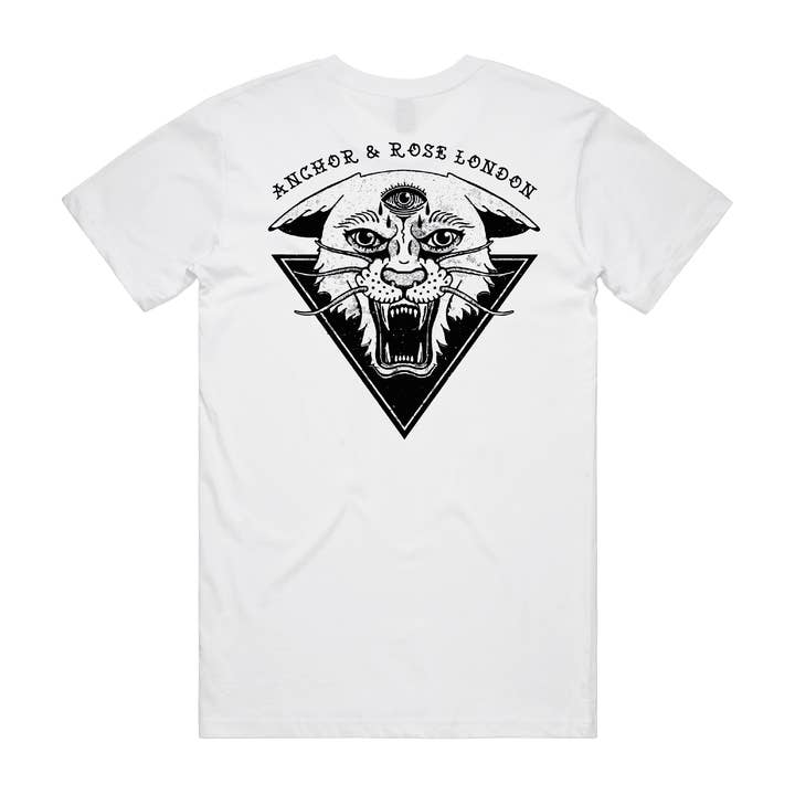 Jaguar White T-Shirt for wholesale by Anchor and Rose Apparel