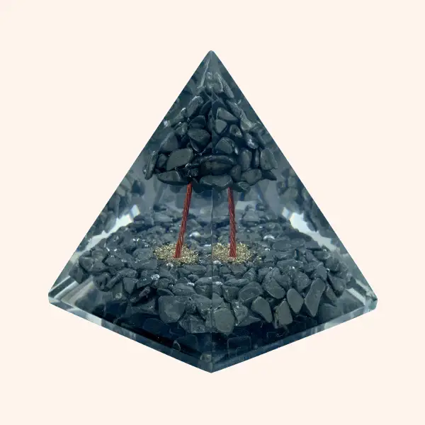 jiomind - Wholesale Spiritual Stone/Crystal - Pyrite Crystal Orgonite Pyramid 2