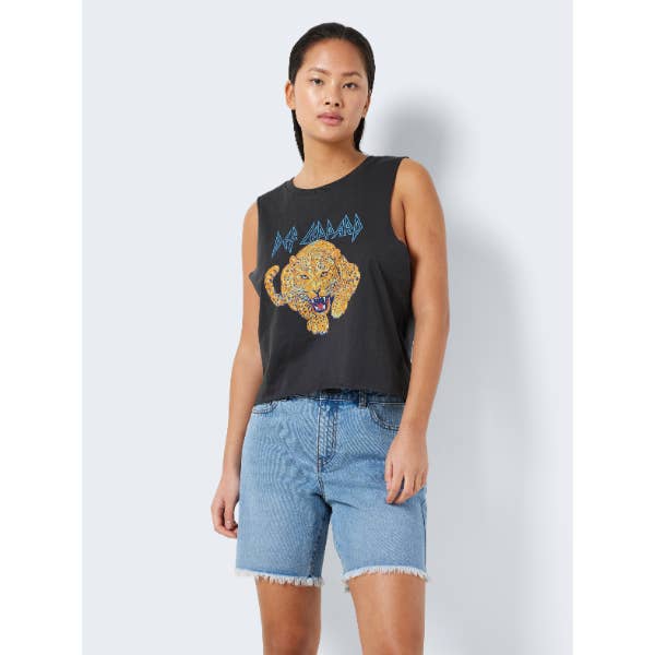 Nmmax S/L Licens O-Neck Top Bg for wholesale by Noisy May