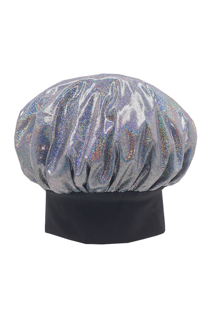 PINEAPPLE Beauty – wholesale Sleep cap / bonnet – women's – CALA 66021 Shiny Silver Satin Comfort Silky Satin Bonnet - 62