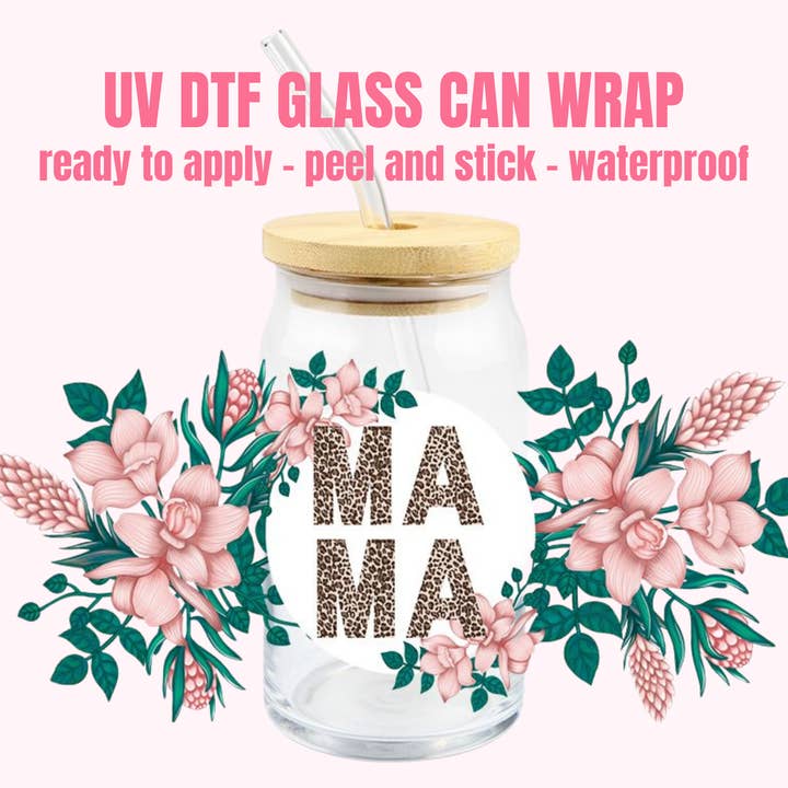 UV DTF Bechertuch Mama M19 für den Großhandel von One Stop Cups
