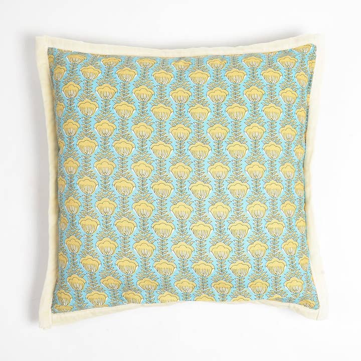 Capa de almofada de algodão com estampa floral Art Deco Retro por atacado de Betty Botanica